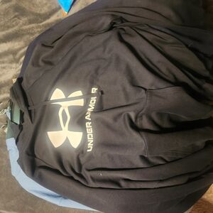 Under Armour Black Hoodie with White Logo